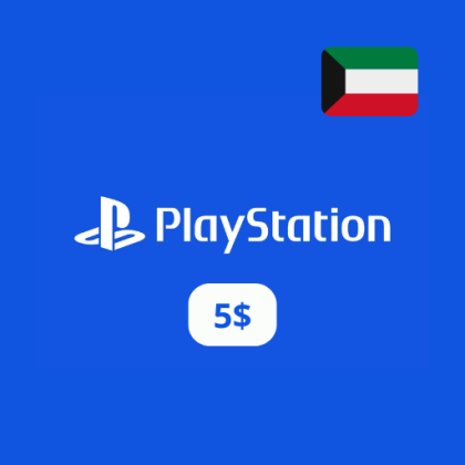 بطاقة بلايستيشن ستور 5$ (الكويت)