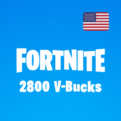 فورتنايت 2,800 V-Bucks -حساب الأمريكي (كل المنصات)